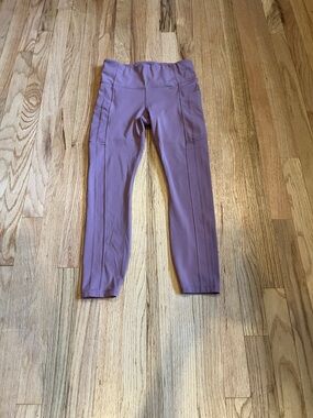 Athleta Dusty Mauve High-Rise Side-Pocket Leggings